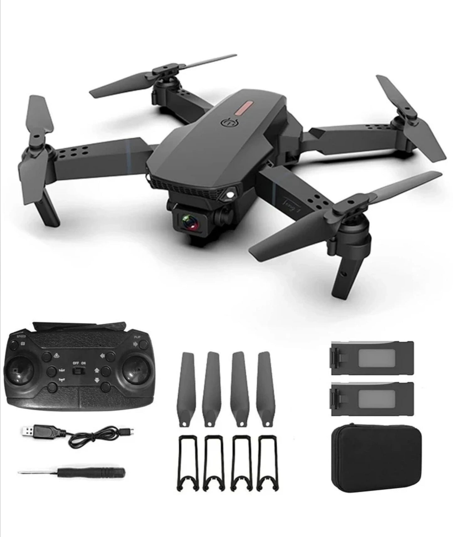 TodFod E88 pro Drone 4k HD foldable with Camera HD mini 720p Live Video Drone